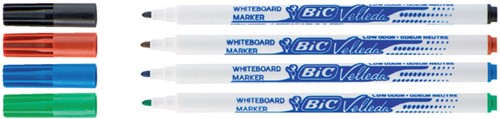 Viltstift Bic 1721 whiteboard rond assorti 1.5mm set à 4st-2