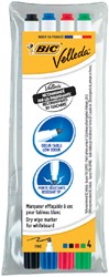 Viltstift Bic 1721 whiteboard rond assorti 1.5mm set à 4st