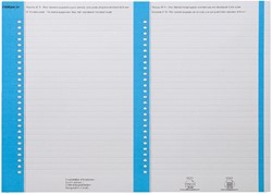 Ruiterstrook Elba Nr 8 138x60mm lateraal blauw