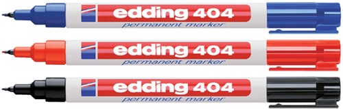 Viltstift edding 404 rond rood 0.75mm-2