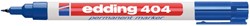 Viltstift edding 404 rond blauw 0.75mm