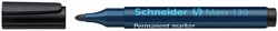 Viltstift Schneider 130 rond zwart 1-3mm