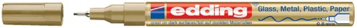 Viltstift edding 780 lakmarker rond goud/zilver 0.8mm à 2st-2