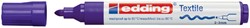 Viltstift edding 4500 textiel rond violet 2-3mm