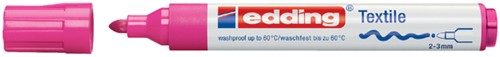 Viltstift edding 4500 textiel rond roze 2-3mm