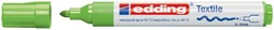 Viltstift edding 4500 textiel rond lichtgroen 2-3mm