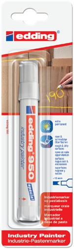 Viltstift edding 950 pastamarker rond wit 10mm op blister