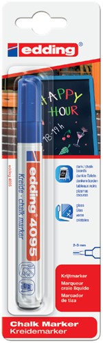 Krijtstift edding 4095 rond oranje 2-3mm blister-2