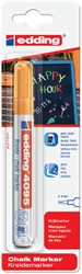 Krijtstift edding 4095 rond oranje 2-3mm blister