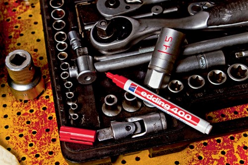 Viltstift edding 400 rond assorti 1mm set à 10st-3
