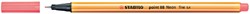 Fineliner STABILO point 88/040 neon rood