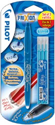 Rollerpen PILOT Frixion BL-FR7  0.35mm + 3 vullingen lblauw