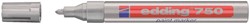 Viltstift edding 750 lakmarker rond zilver 2-4mm