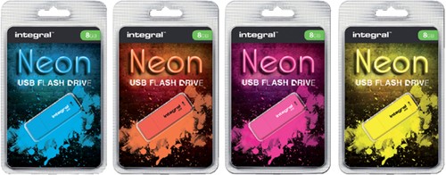 USB stick 2.0 Integral Neon USB-A 32GB roze-2