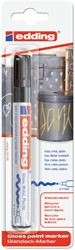 Viltstift edding 750 lakmarker zwart 2-4mm blister