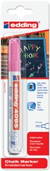 Krijtstift edding 4095 rond neon roze 2-3mm blister