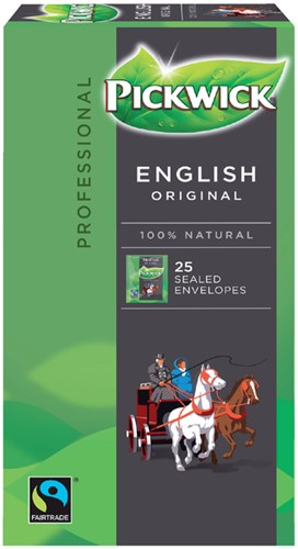 Thee Pickwick Fair Trade Engelse thee 25 zakjes van 2gr-2