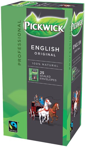 Thee Pickwick Fair Trade Engelse thee 25 zakjes van 2gr-3