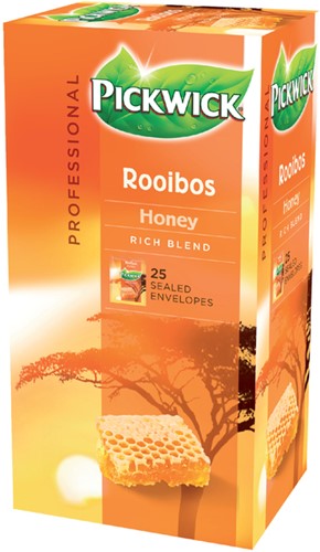 Thee Pickwick rooibos honing 25 zakjes van 1.5gr-3