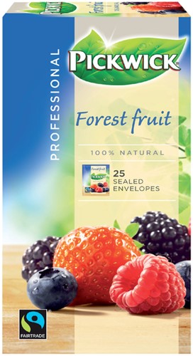 Thee Pickwick Fair Trade bosvruchten 25 zakjes van 1.5gr-2