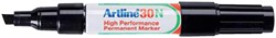 Viltstift Artline 30 schuin zwart 2-5mm