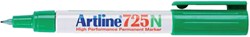 Fineliner Artline 725 rond groen 0.4mm