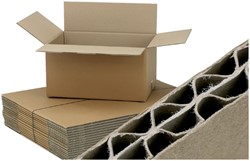 Verzenddoos CleverPack dubbelgolf 586x386x386mm bruin 5stuks