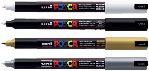Paintmarker Uni POSCA PC3M fijn appelgroen-2