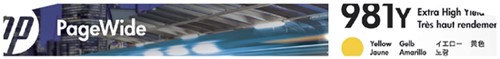 Inktcartridge HP L0R15A 981Y geel EHC