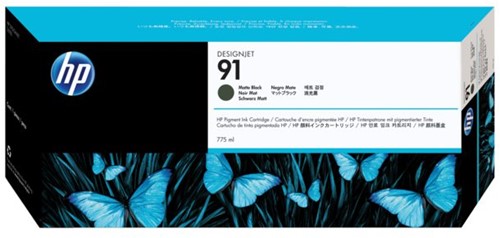 Inkcartridge HP C9464A 91 mat zwart