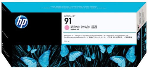 Inkcartridge HP C9471A 91 lichtrood