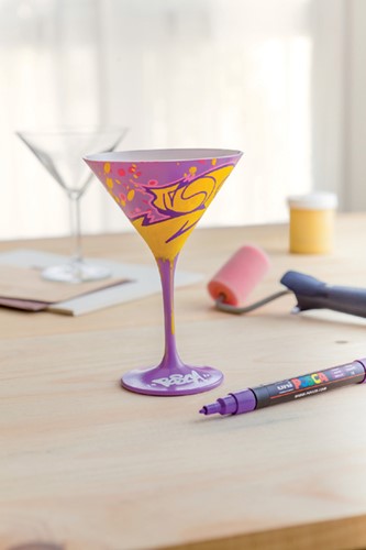 Brushverfstift Posca PCF350 zwart-2