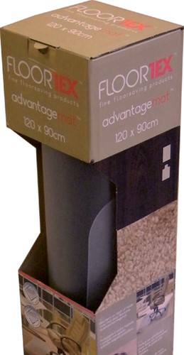 Stoelmat Floortex PVC 120x150cm voor zachte vloeren