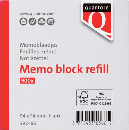 Memoblaadjes Quantore losbladig 94x94x90mm 900vel-2