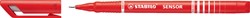 Fineliner STABILO Sensor 189/40 rood
