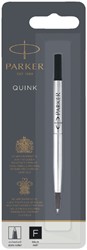 Rollerpenvulling Parker zwart fijn 0.5mm op blister