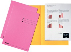 Inlegmap Esselte 180gr karton roze