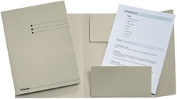Dossiermap Esselte 275gr 3kleppen grijs