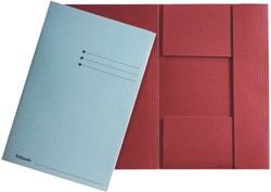 Dossiermap Esselte 275gr 3kleppen rood