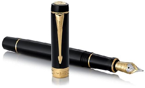 Vulpen Parker Duofold Centennial black & gold F 18K-3