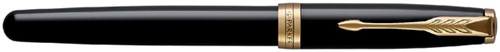 Rollerpen Parker Sonnet black lacquer GT F-2