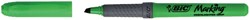 Markeerstift Bic grip groen
