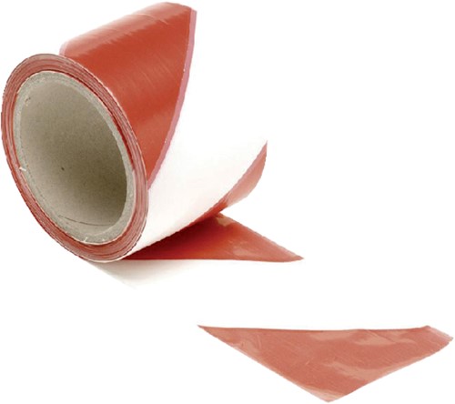 Signaliseringslint 100 meter rood wit