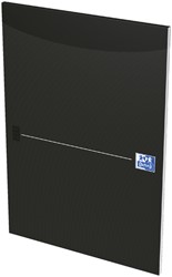 Schrijfblok Oxford Office Smart A4 lijn 50 vel 90gr zwart