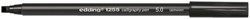 Kalligrafiepen edding 1255 zwart 5.0mm