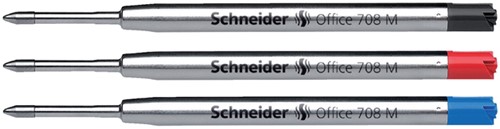 Balpenvulling Schneider Jumbo 7081 tbv Parker zwart medium-2