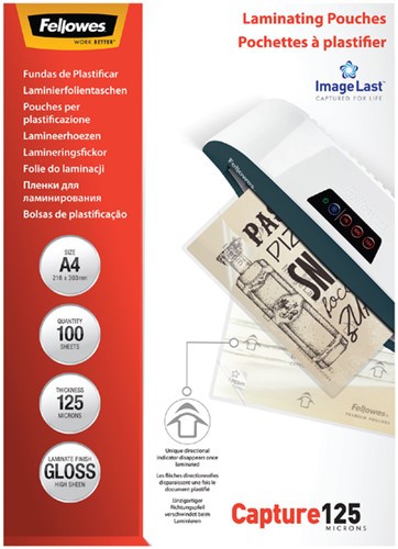 Lamineerhoes Fellowes A4 2x125micron 100stuks-3