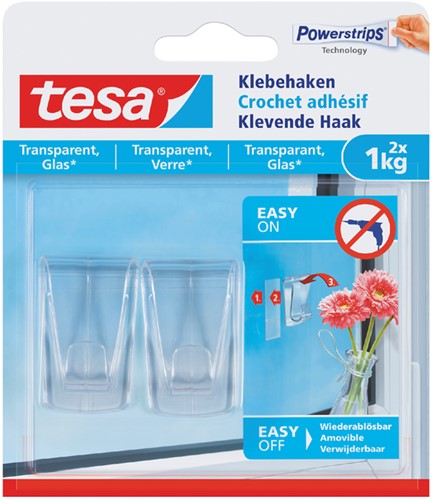 Klevende haak Tesa transparant 1kg