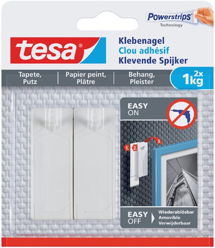 Klevende spijker Tesa behang en pleisterwerk 1kg