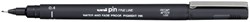 Fineliner Uni-ball Pin zwart